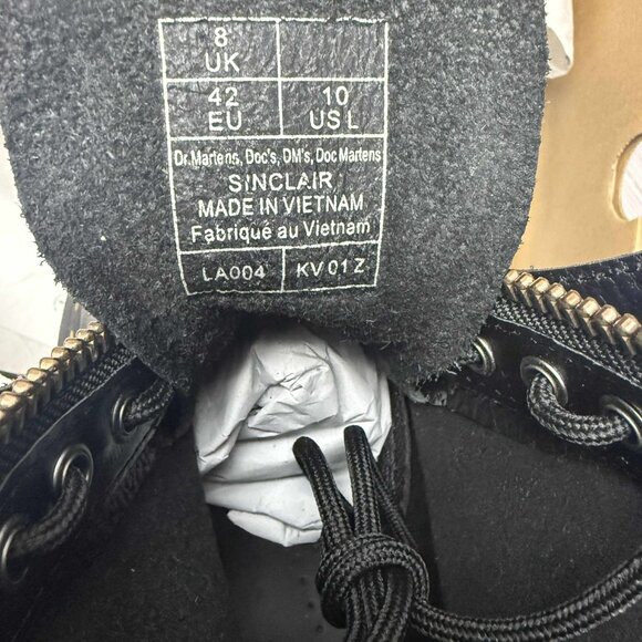 Dr. Martens Sinclair Women’s Leather Platform Boots High Black Size EU 42 - Picture 2 of 16